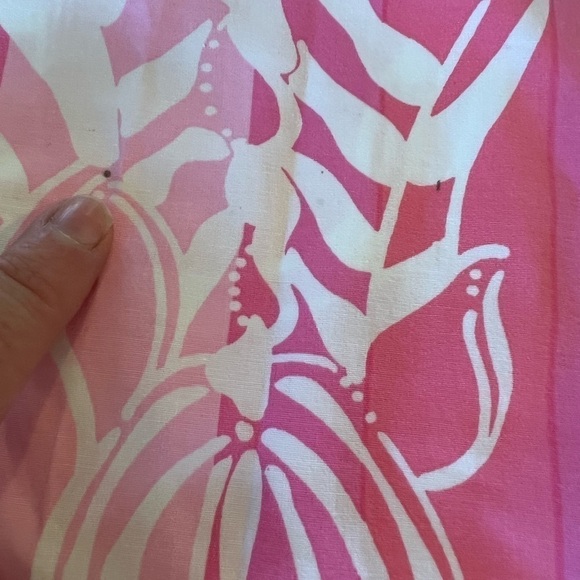 Vintage Lilly Pulitzer Pink Zebra Ankle Pants Flat Front / 4 - Picture 9 of 13